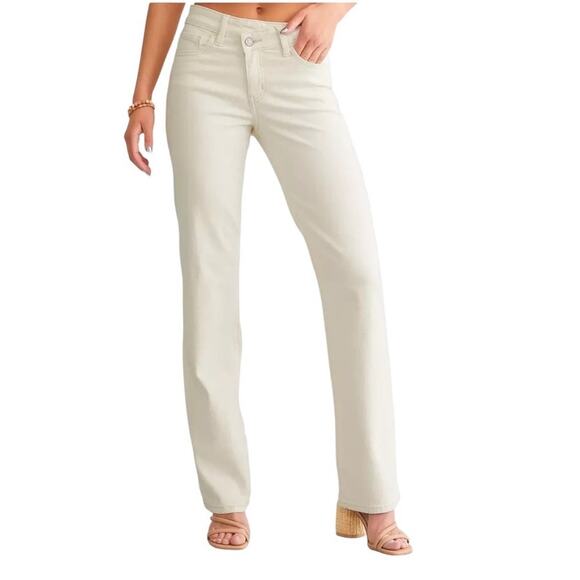 Willow & Root Everyday Straight  Jean Off White Style WR625S Size 27 - Picture 12 of 12